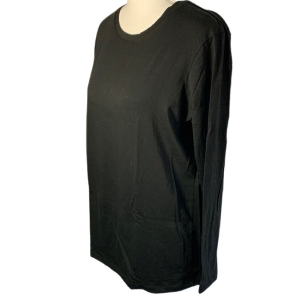 WEST LOOP Women's Thermal Lounge Shirt * Comfort and Style in Black